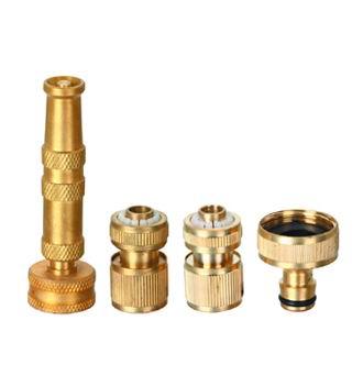 4pcs brass hose basic set