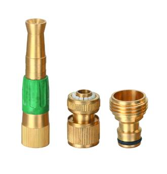 3pcs brass hose fittings set