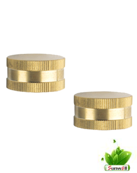 brass end caps -2pcs/set