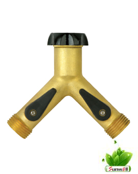 brass long neck &quot;Y&quot; hose shut-off