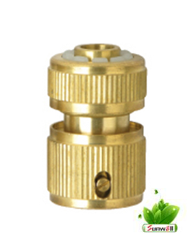 1/2&quot; Brass quick connector with auto stop