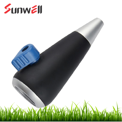 Power sweeper nozzle with shut-off