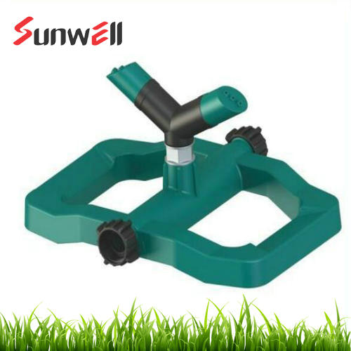 Plastic 2 Arms Rotary Sprinkler w/Poly Sled Base