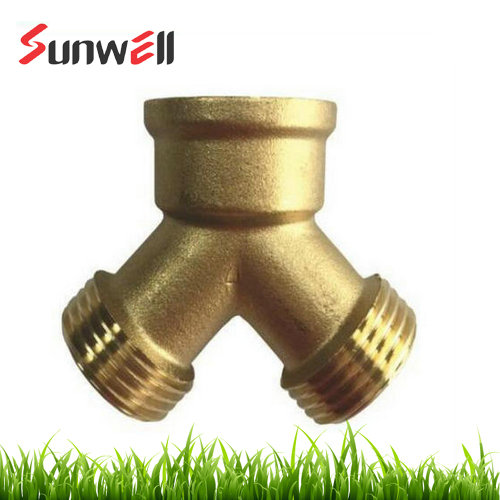 Brass Y Connector