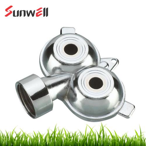 Twin circular sprinkler