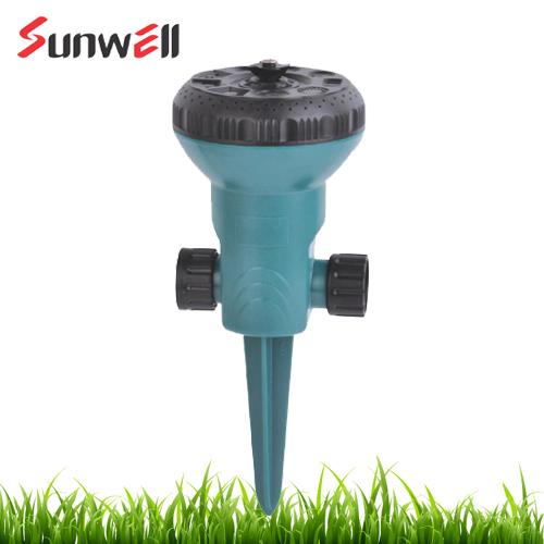 plastic 9-pattern spike sprinkler