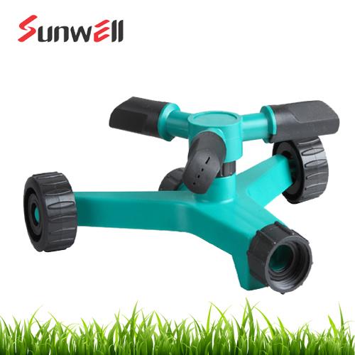 plastic sprinkler 3-arm